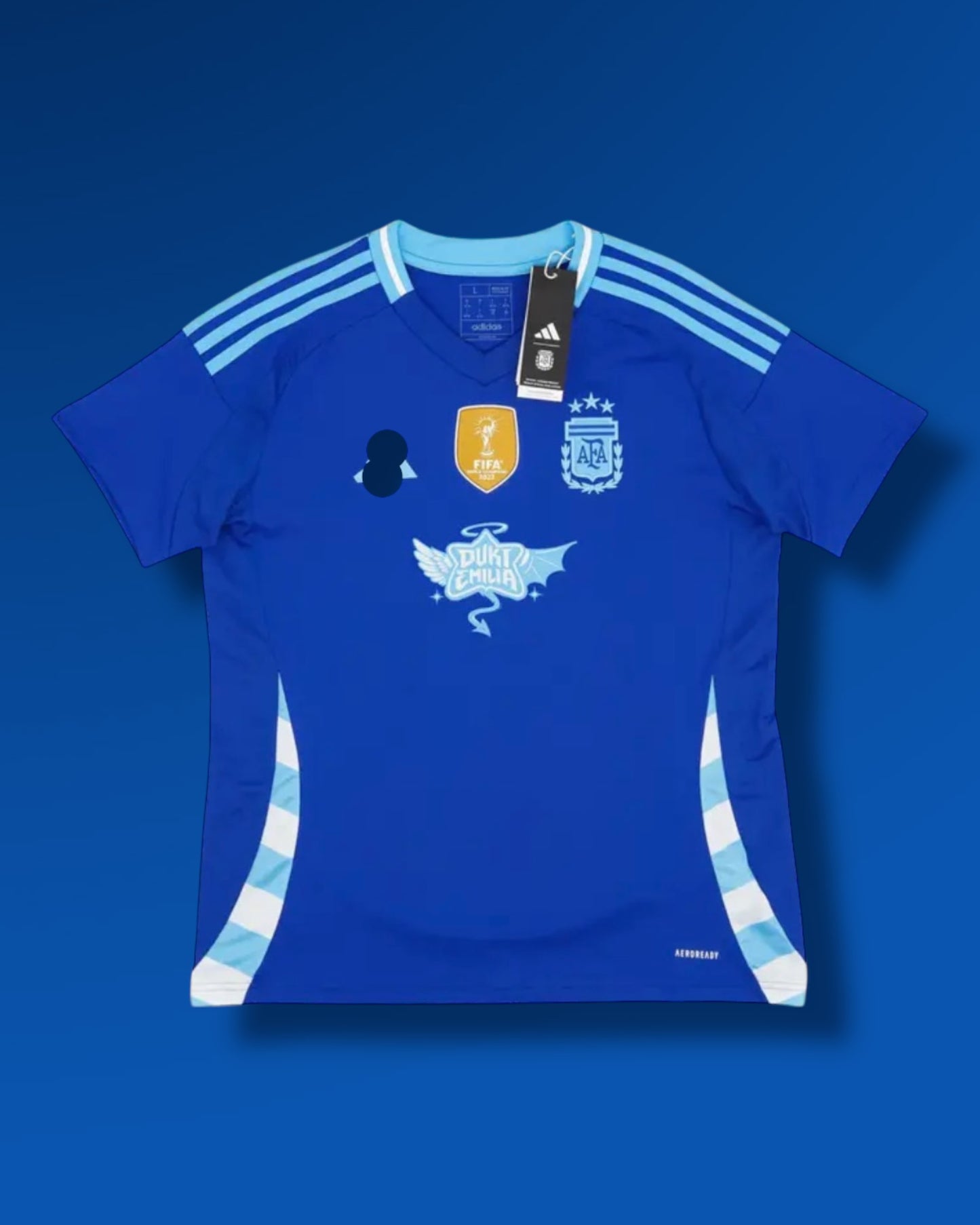 Camiseta Argentina x Duki y Emilia
