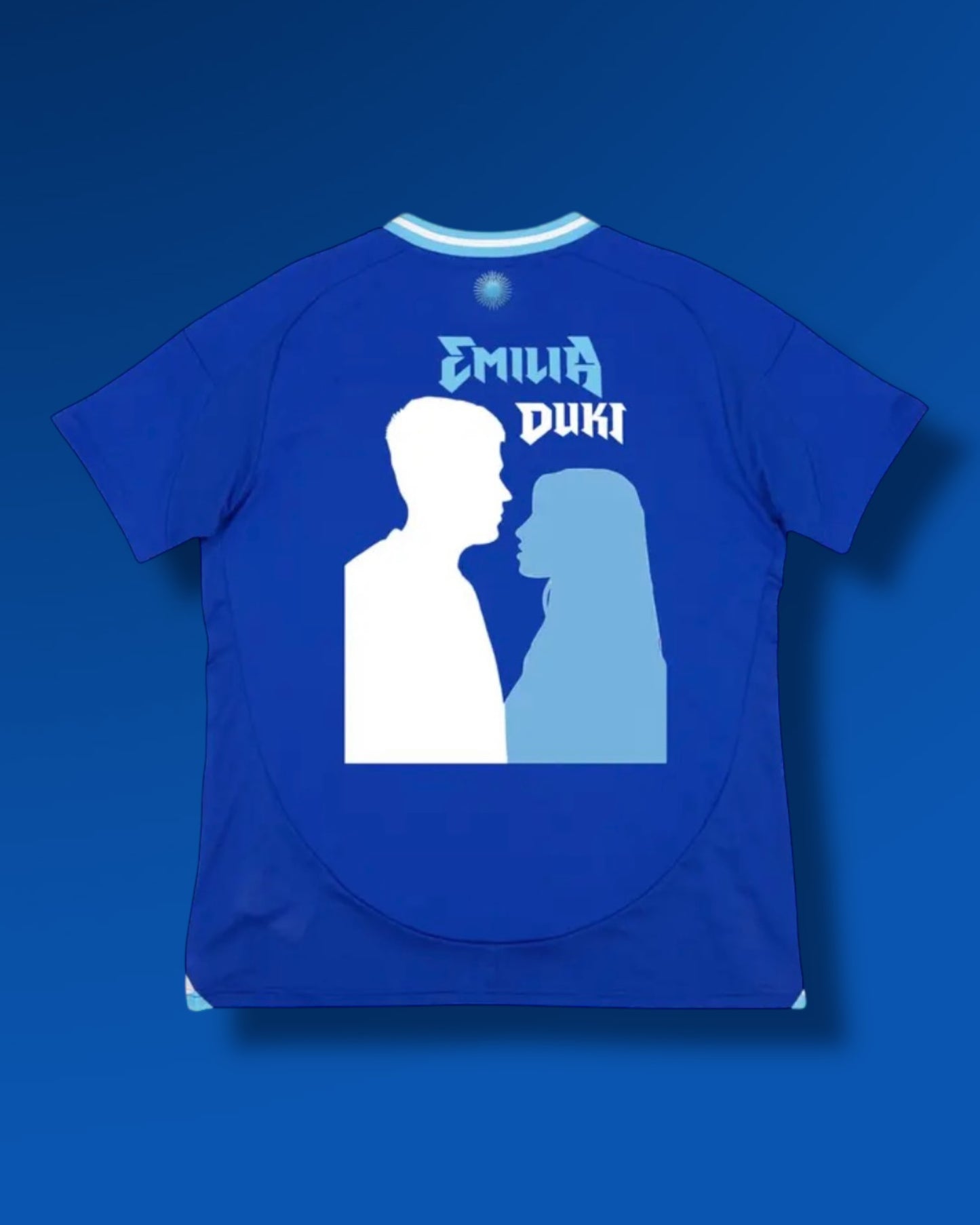 Camiseta Argentina x Duki y Emilia