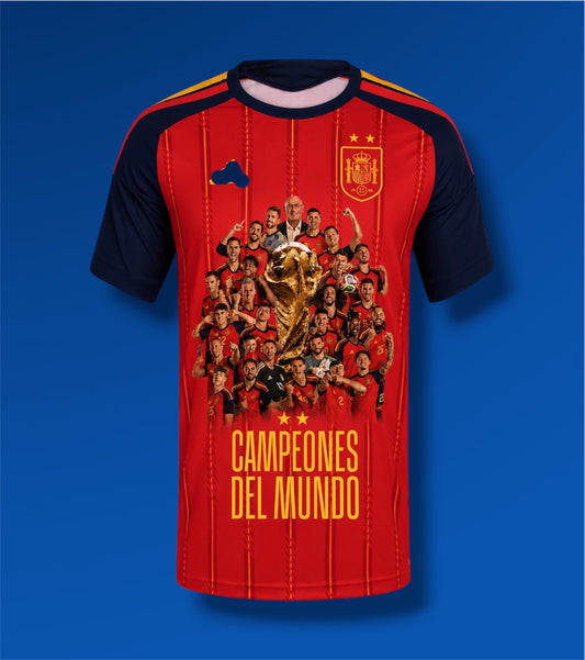 Camiseta España Campeones 2026 (2 estrellas)